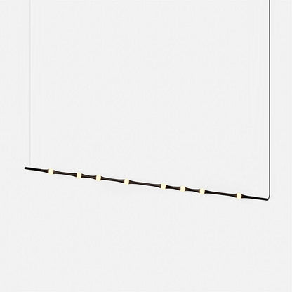 Dew Explores Pendant Light Horizontal 8 heads L 59″ x H 59″ / L 150cm x H 150cm / Black / Warm White Pendant light