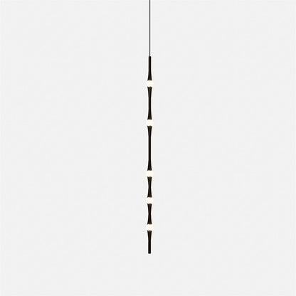 Dew Explores Pendant Light Vertical 5 heads ? 2.2″ x H 39.4″ / Dia 5.5cm x H 100cm / Black / Warm White Pendant light