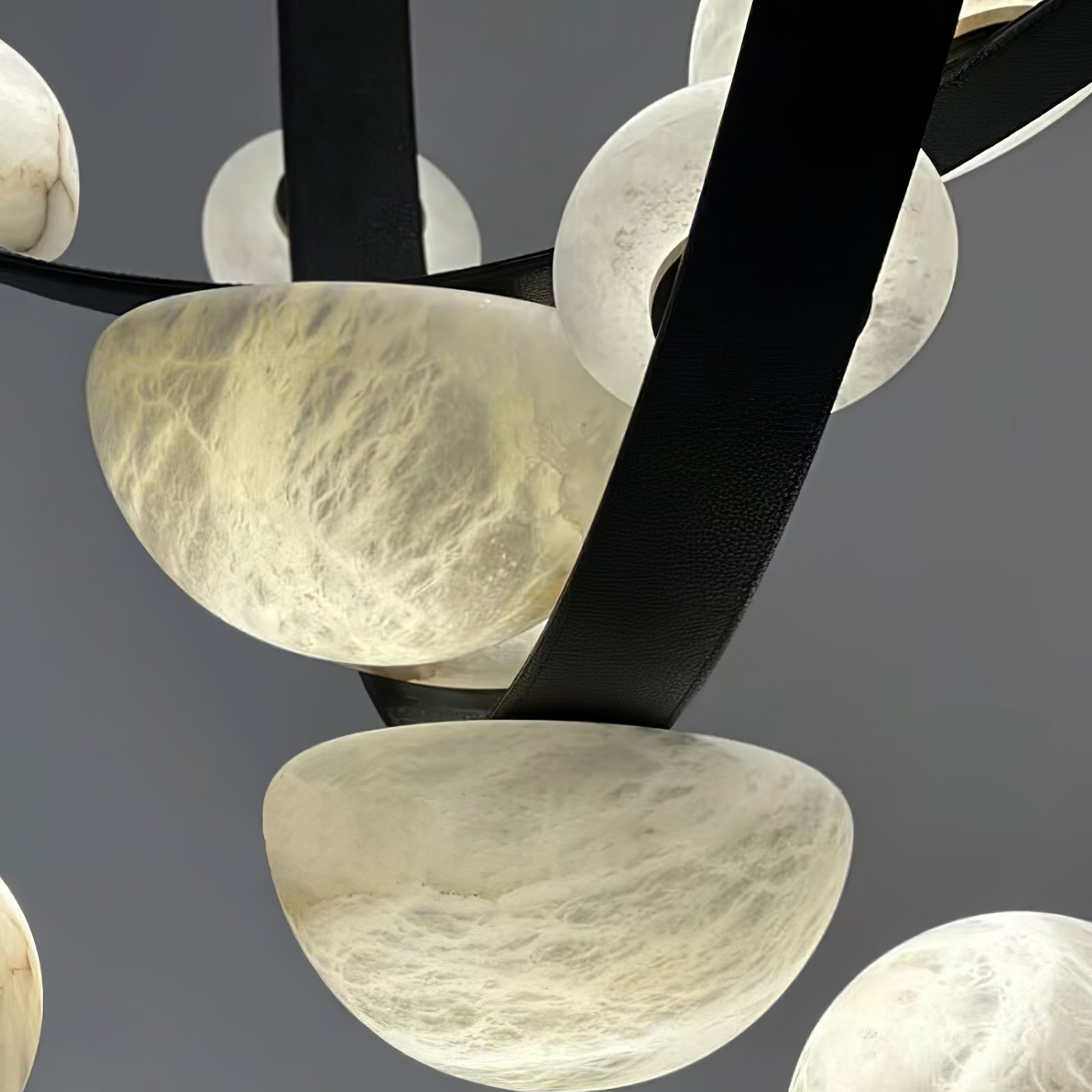 Dew Drops Alabaster Chandelier Chandelier