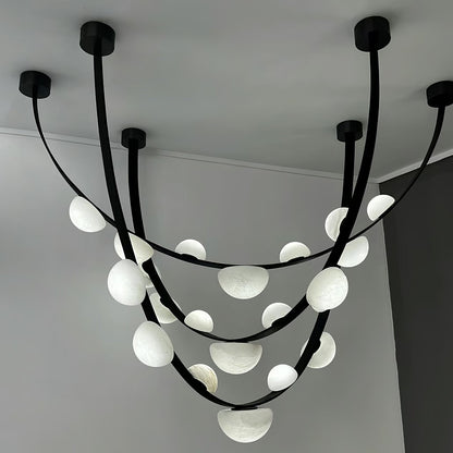 Dew Drops Alabaster Chandelier Chandelier