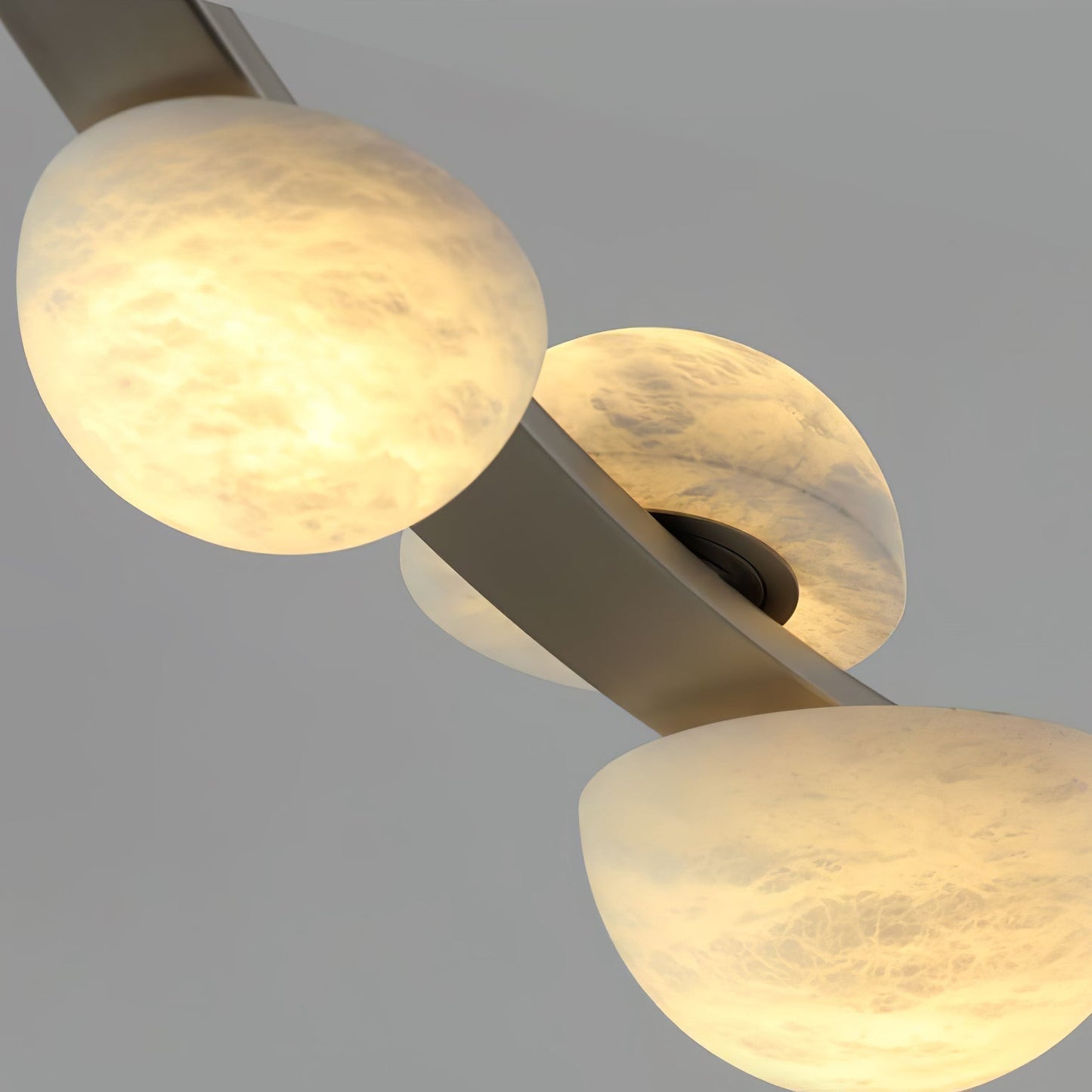 Dew Drops Alabaster Chandelier Chandelier