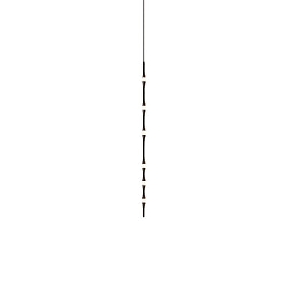 Dew Explores Pendant Light Vertical 6 heads ? 2.2″ x H 47.2″ / Dia 5.5cm x H 120cm / Black / Warm White Pendant light