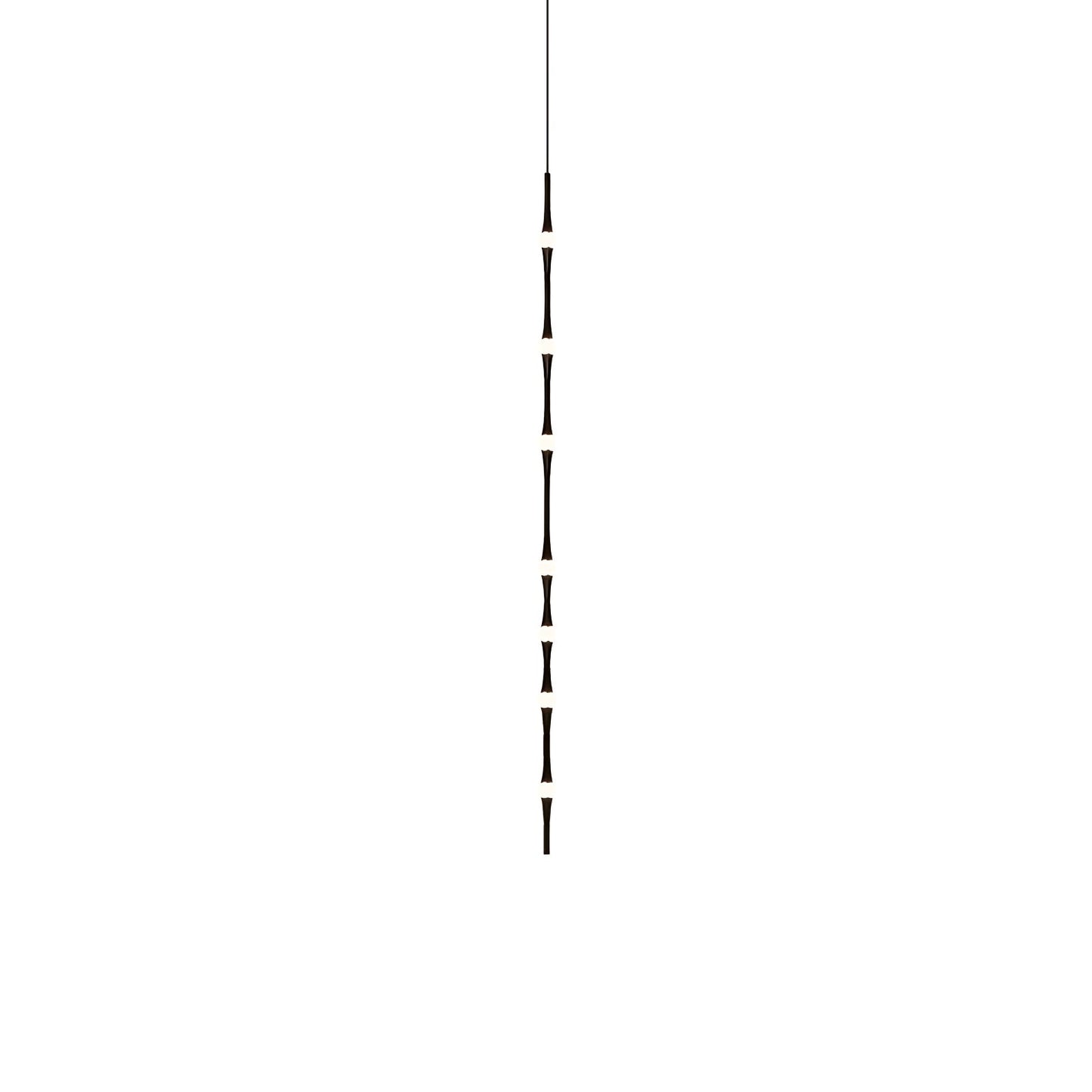 Dew Explores Pendant Light Vertical 7 heads ? 2.2″ x H 51.2″ / Dia 5.5cm x H 130cm / Black / Warm White Pendant light