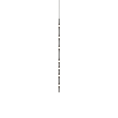Dew Explores Pendant Light Vertical 7 heads ? 2.2″ x H 51.2″ / Dia 5.5cm x H 130cm / Black / Warm White Pendant light