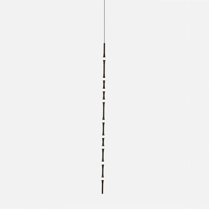 Dew Explores Pendant Light Vertical 9 heads Dia 2.2″ x H 66.9″ / Dia 5.5cm x H 170cm / Black / Warm White Pendant light