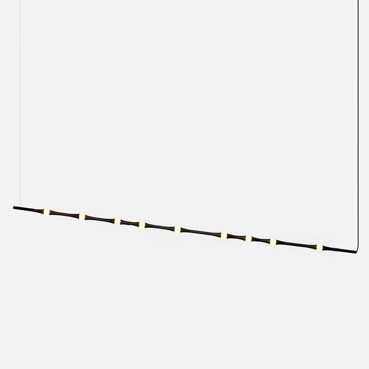 Dew Explores Pendant Light Horizontal 9 heads L 66.9″ x H 59″ / L 170cm x H 150cm / Black / Warm White Pendant light