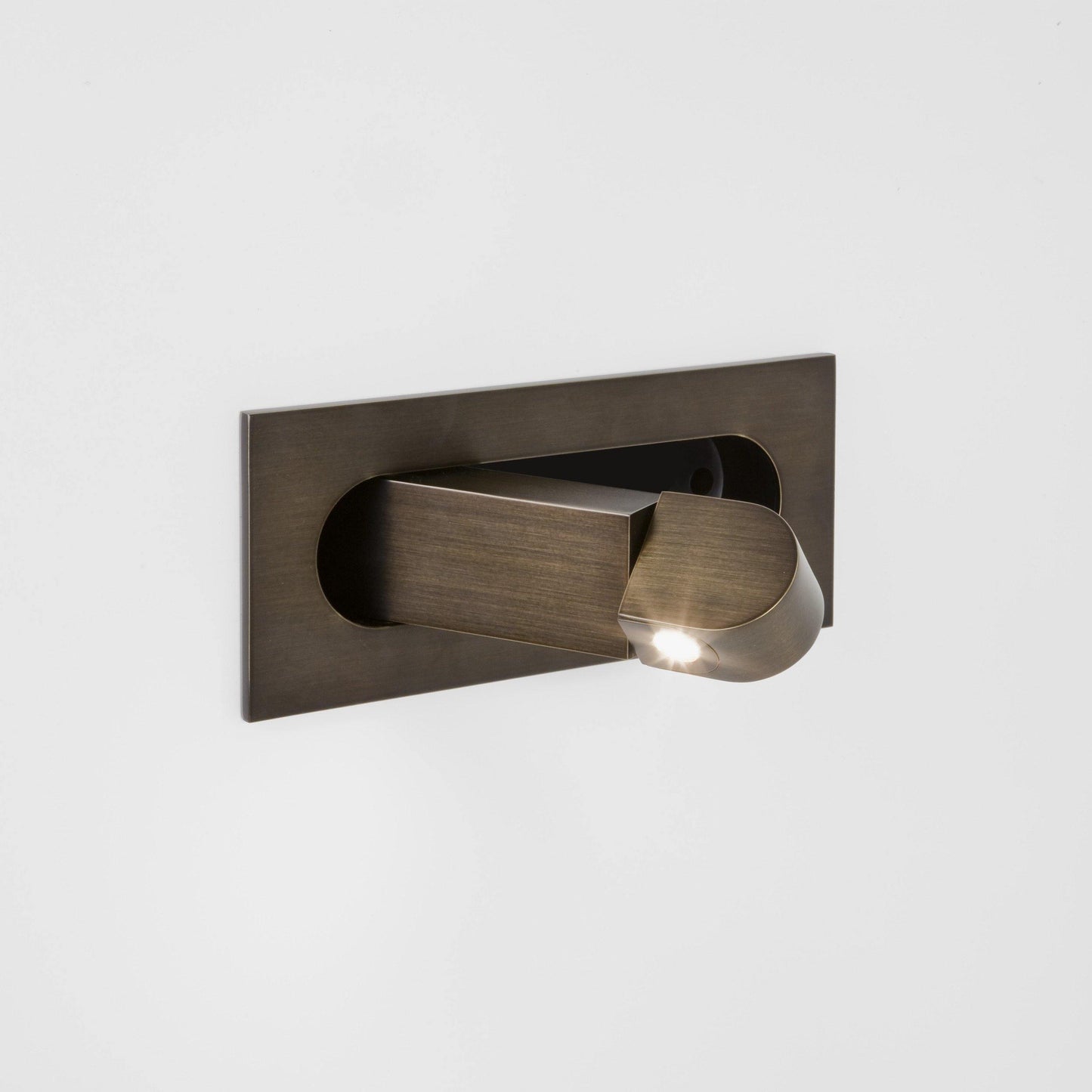 Modern LED Bedside Reading Light Set of 2 / Bronze / Warm Light Wall lamp