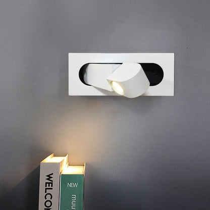 Modern LED Bedside Reading Light Set of 2 / Matt White / Warm Light Wall lamp