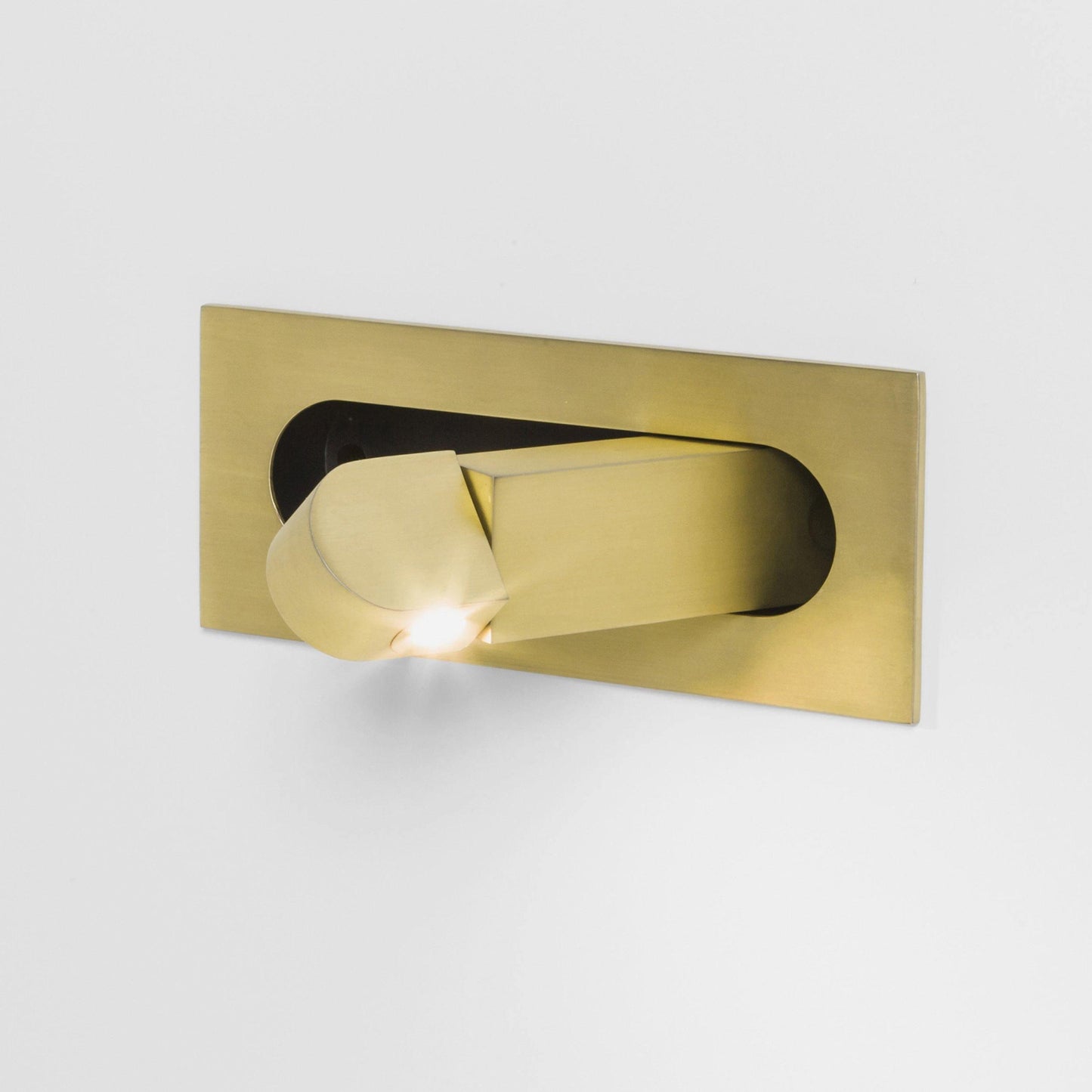 Modern LED Bedside Reading Light ? 7.5″ x H ?3.15″ / Dia 19cm x H 8cm / Copper / Warm Light Wall lamp