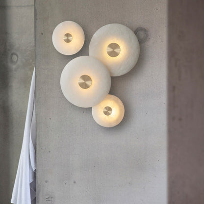 Disc Shaped Alabaster Wall Light Wall lamp