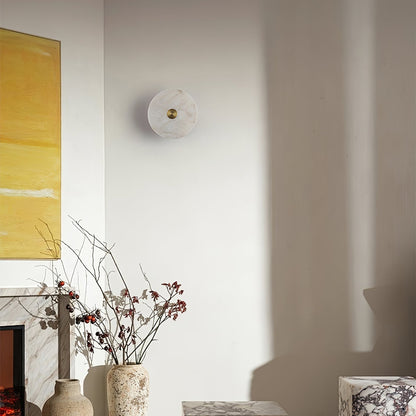 Disc Shaped Alabaster Wall Light Wall lamp
