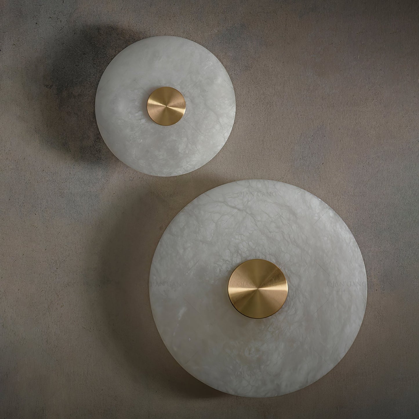 Disc Shaped Alabaster Wall Light Wall lamp