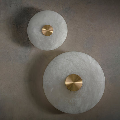 Disc Shaped Alabaster Wall Light Wall lamp