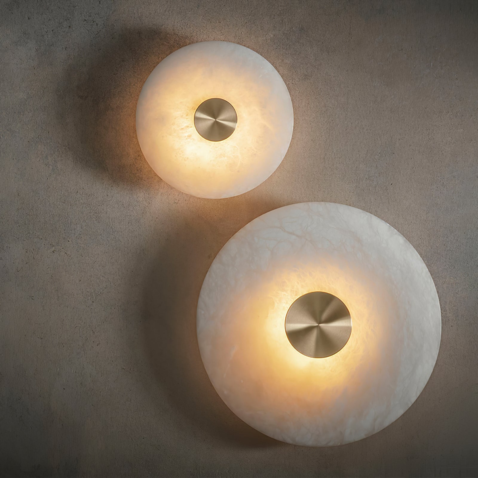 Disc Shaped Alabaster Wall Light Wall lamp