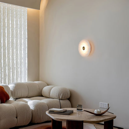 Disc Shaped Alabaster Wall Light Wall lamp