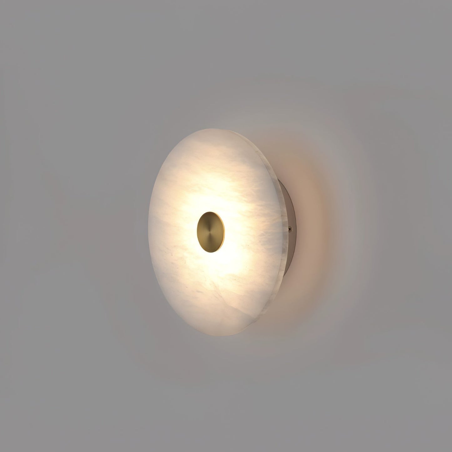 Disc Shaped Alabaster Wall Light Wall lamp