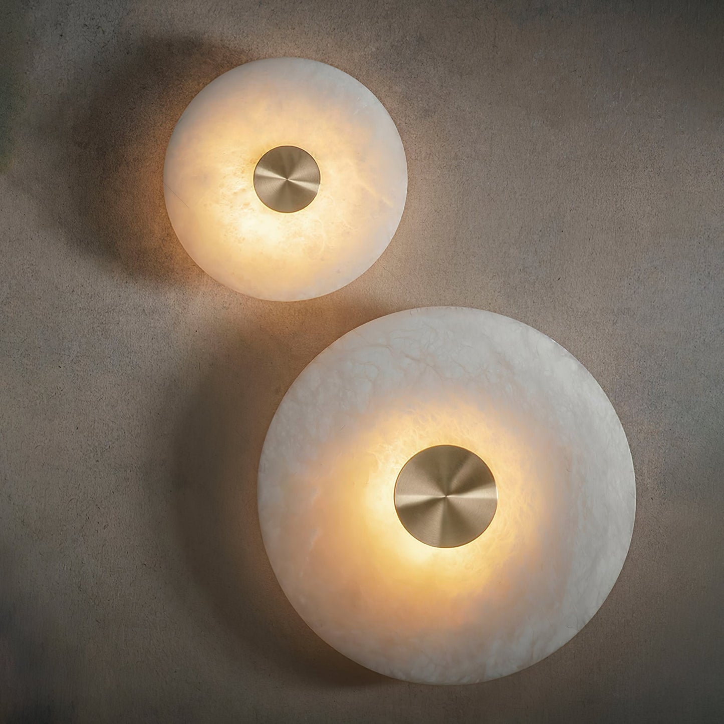 Disc Shaped Alabaster Wall Light Wall lamp