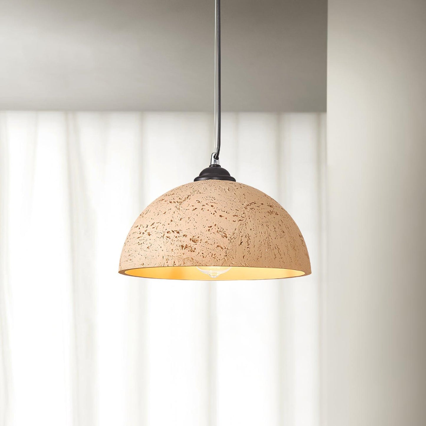 Dome Morphe Pendant Light ? 11.8″ x H 9.8″/ Dia 30cm x H 25cm / Light Yellow Pendant light