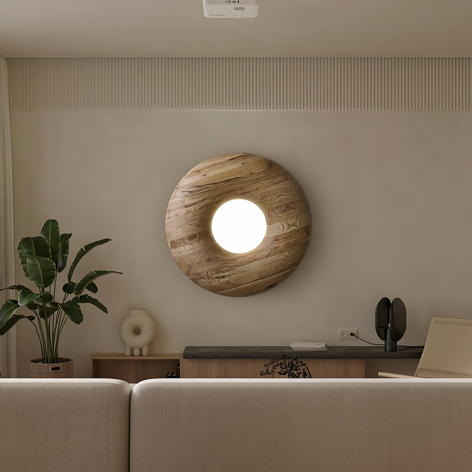 Donut Wood Ceiling Light Ceiling lamp