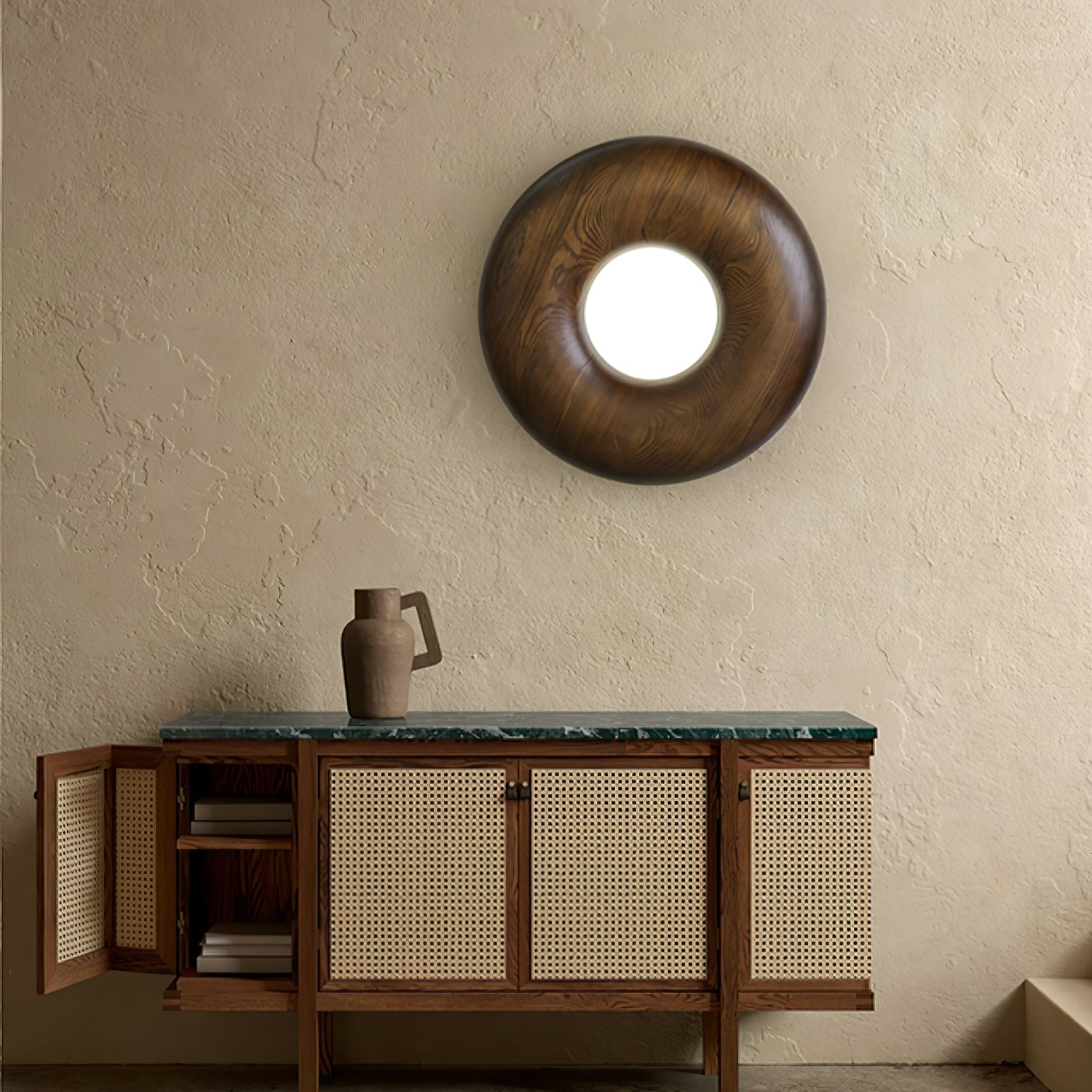 Donut Wood Ceiling Light Ceiling lamp