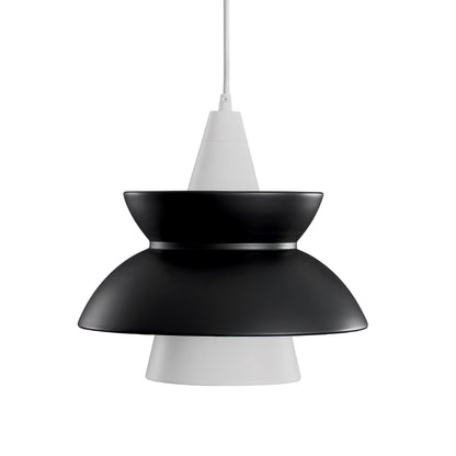 Doo Wop Pendant Lamp ? 11.2″ x H 10.4″ / Dia 28.5cm x H 26.5cm / Black & White Pendant light