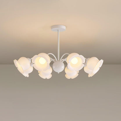 Dopisi Chandelier 8 heads ? 35.4″ x H 26.8″ / Dia 90cm x H 68cm / White Chandelier