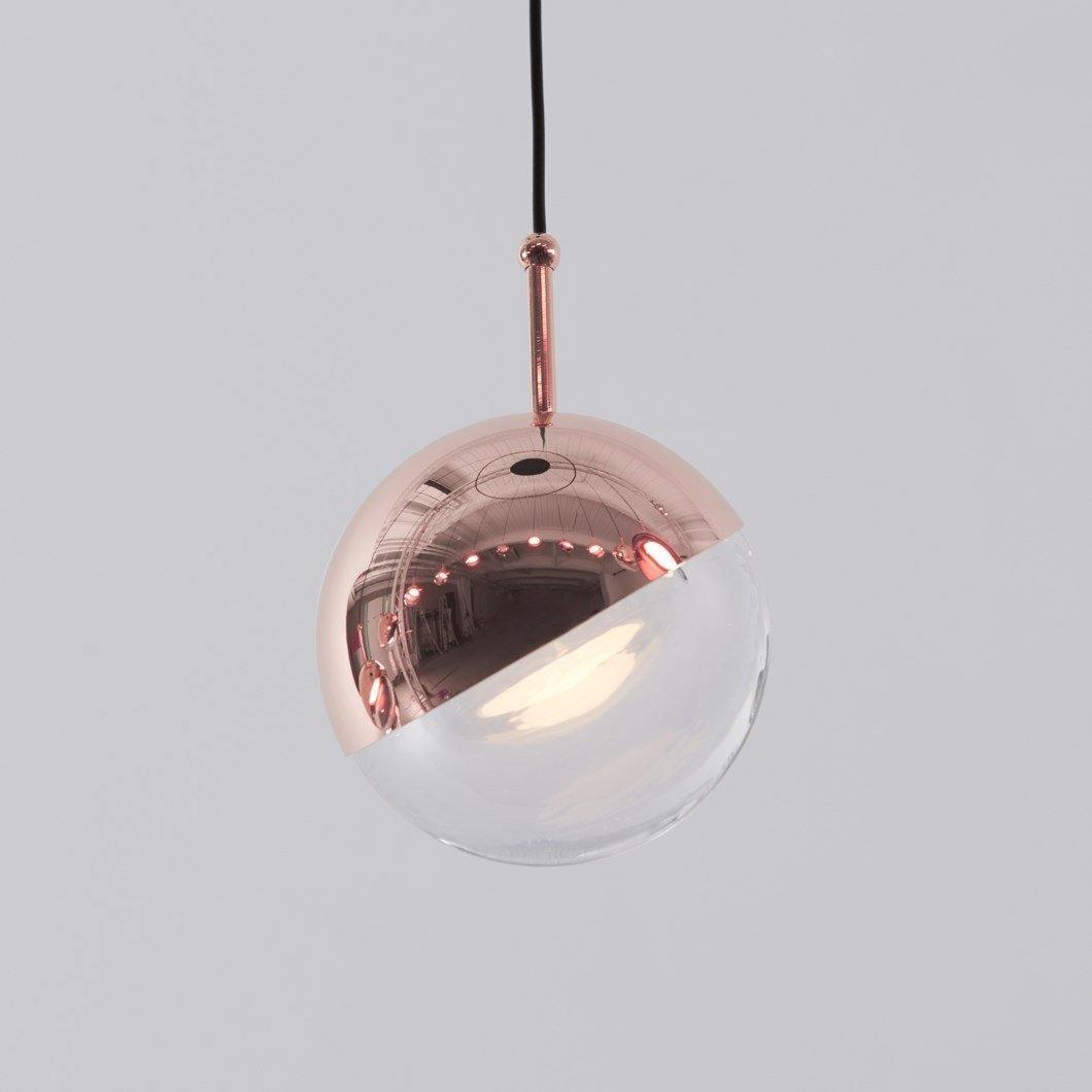 Restaurant Art LED Pendant Light Single Dia 3.9″ x H 59″ / Dia 10cm x H 150cm / Rose gold / Warm Light Pendant light