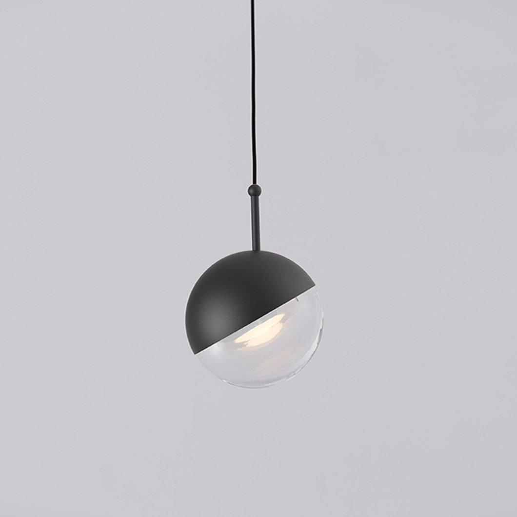 Restaurant Art LED Pendant Light Single Dia 3.9″ x H 59″ / Dia 10cm x H 150cm / Matt black / Warm Light Pendant light