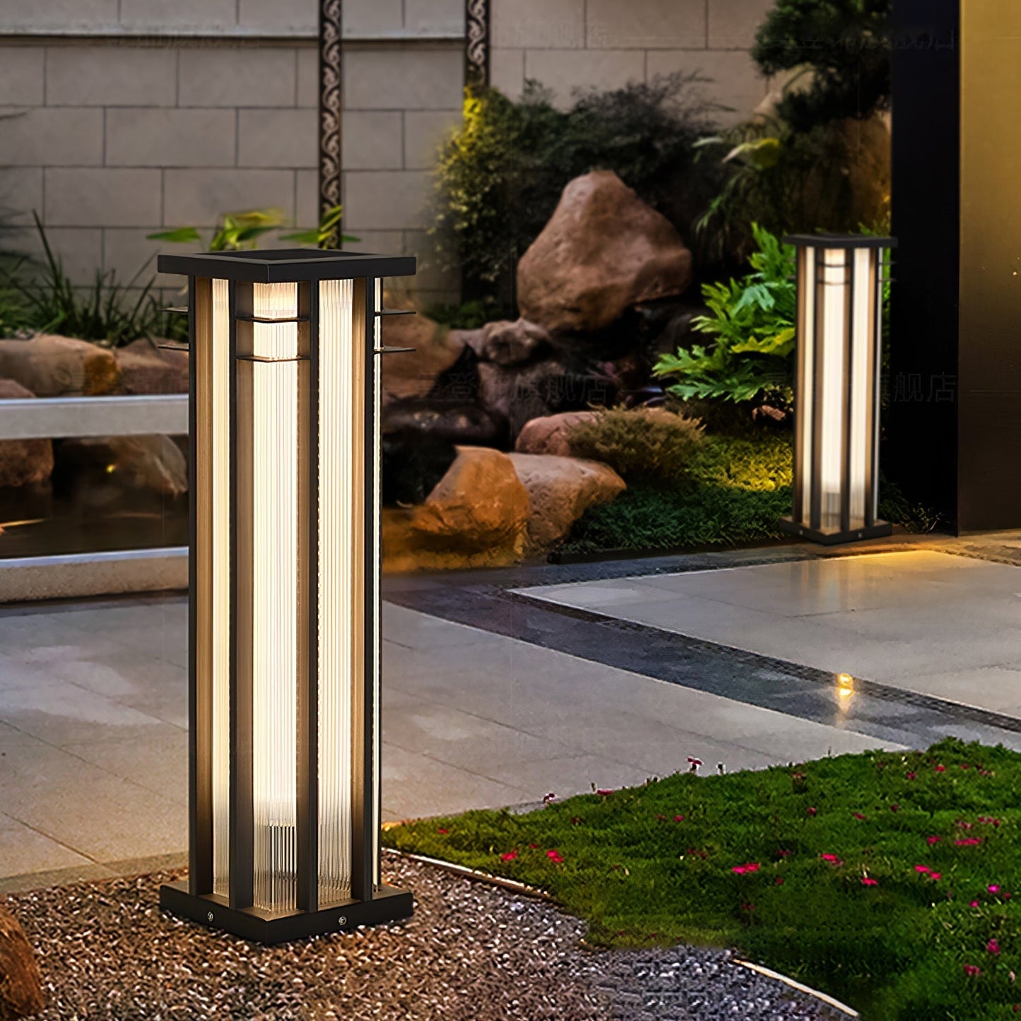 Double Axis Outdoor Post Lamp Floor lamp