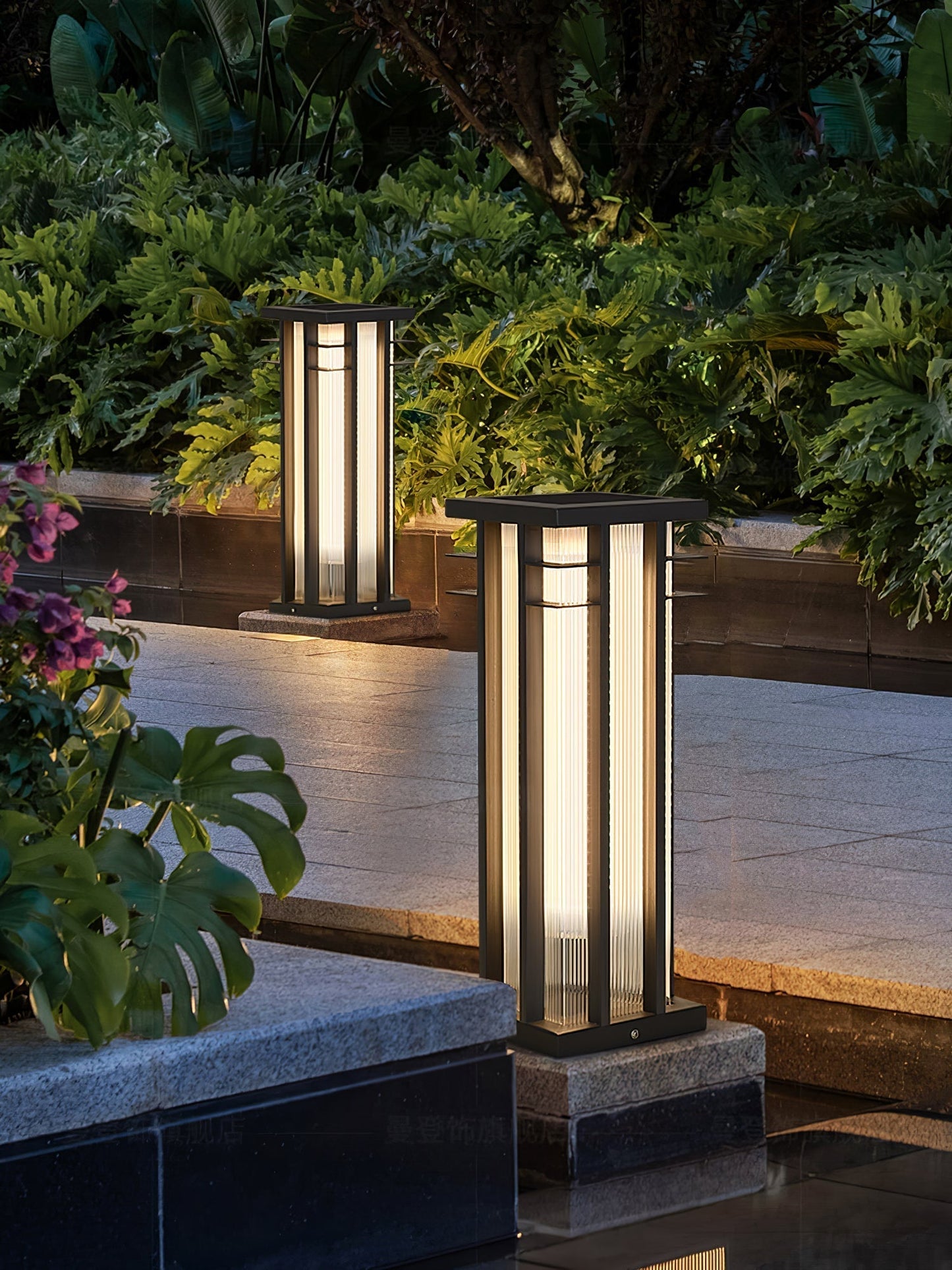Double Axis Outdoor Post Lamp Floor lamp