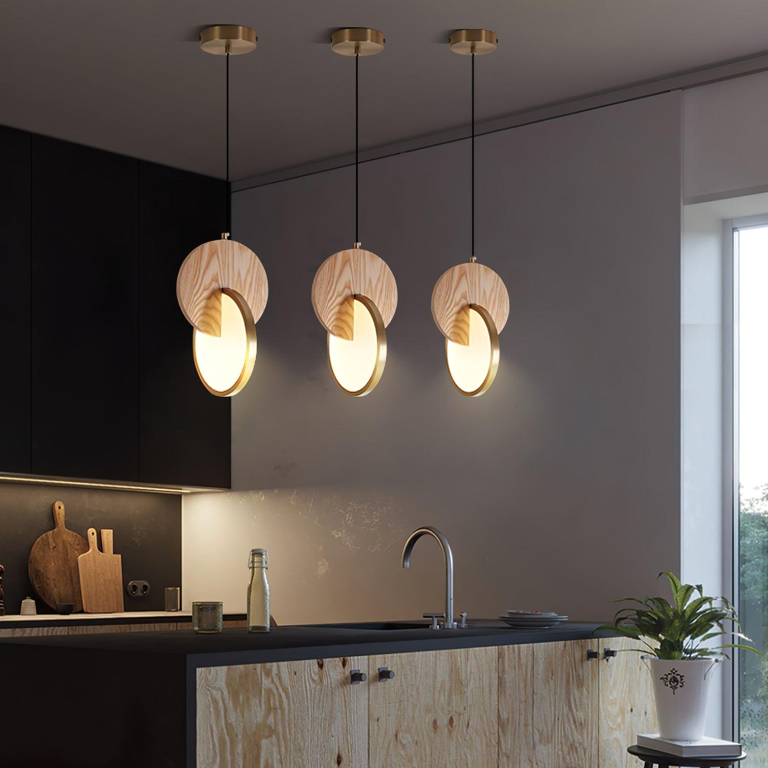 Double Disk Pendant Lamp Pendant light
