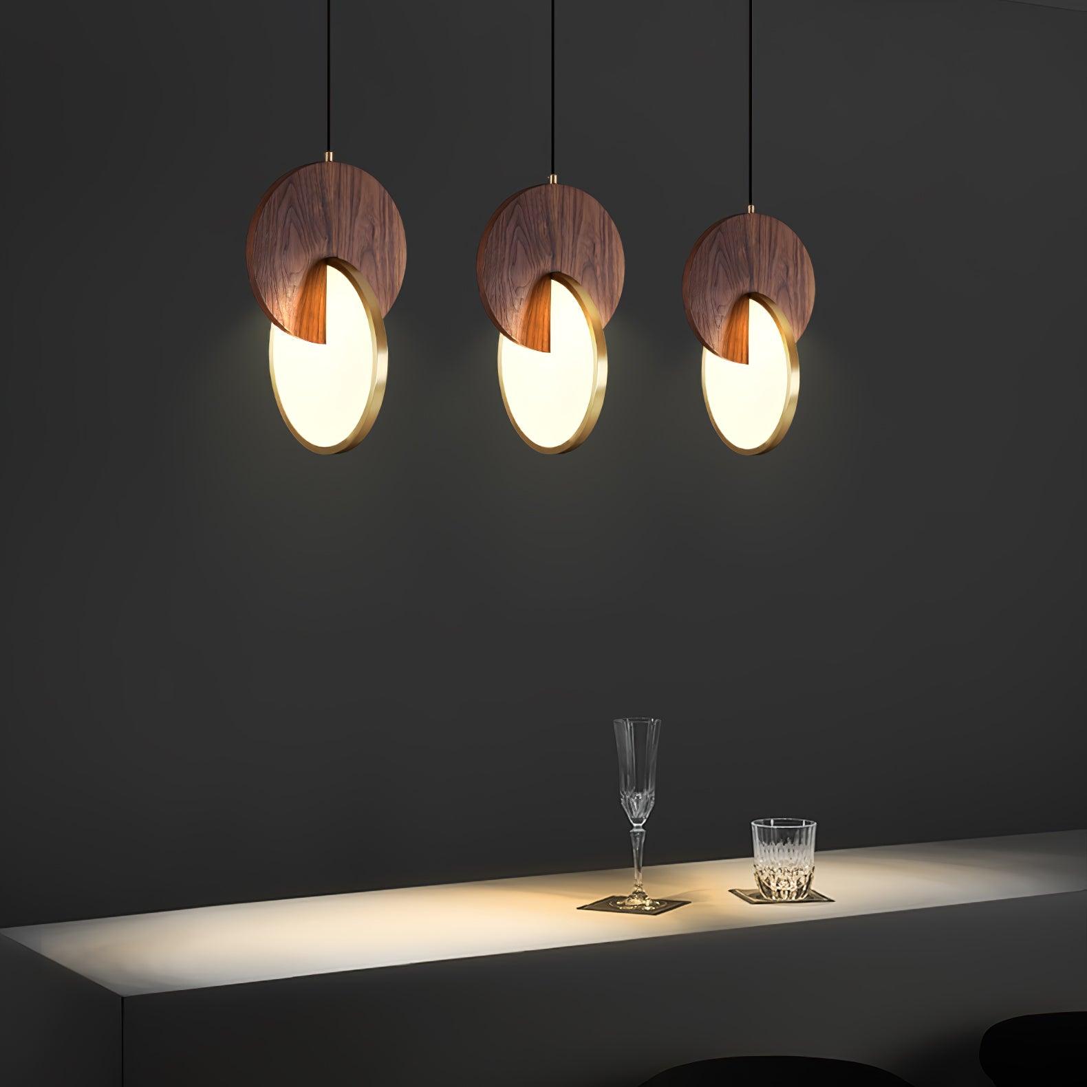 Double Disk Pendant Lamp Pendant light