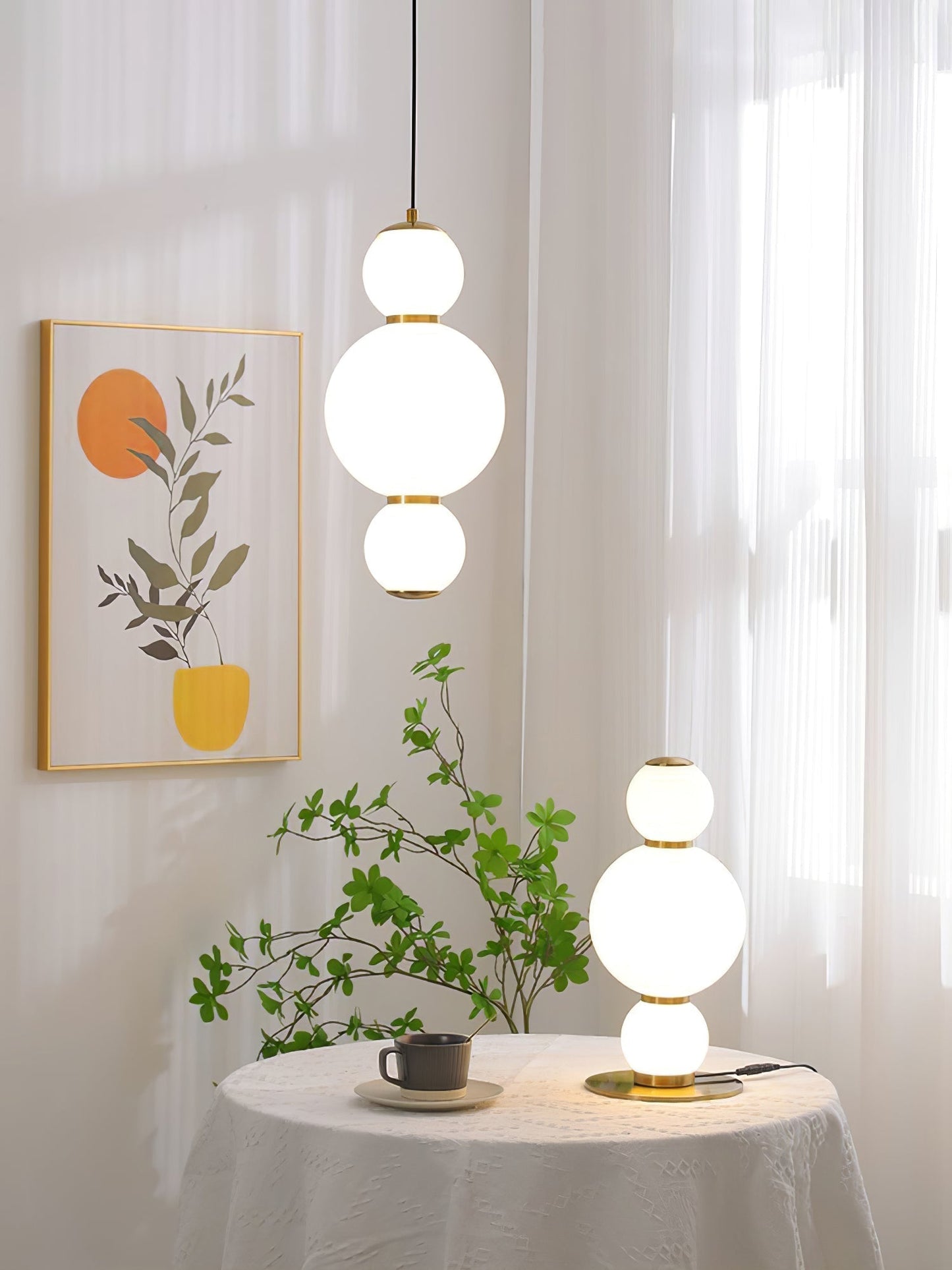 Double Globe Pendant Lamp Pendant light