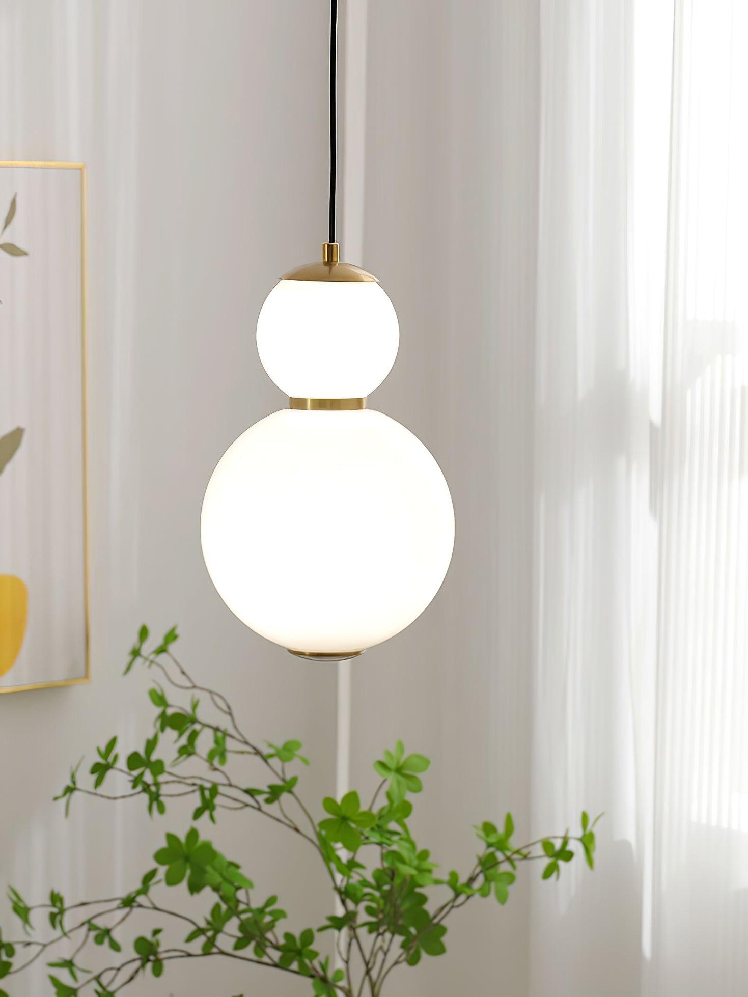 Double Globe Pendant Lamp Pendant light