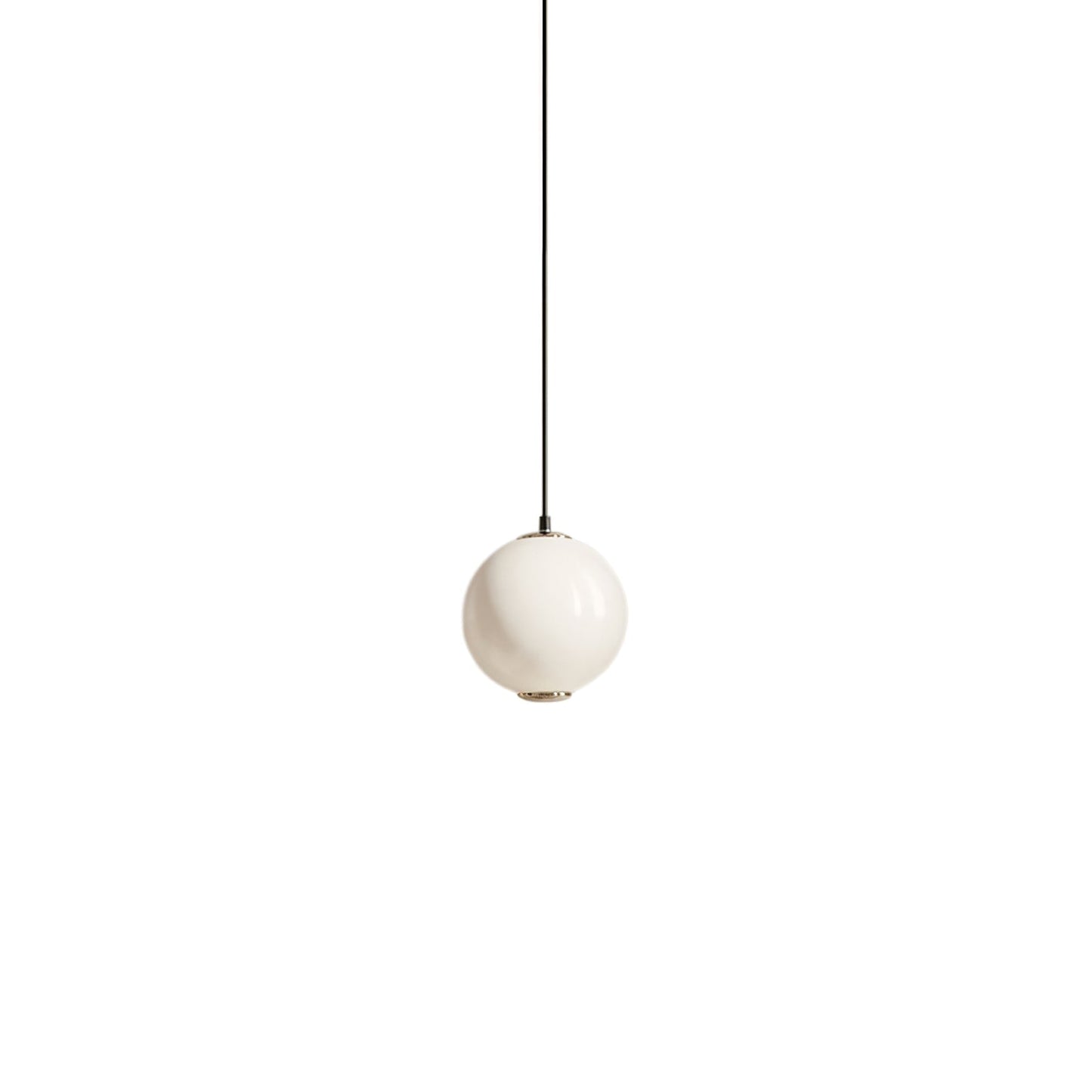 Double Globe Pendant Lamp 1 Head Dia 3.9″ x H 4.3″ / Dia 10cm x H 11cm / Gold & White / Warm Light Pendant light