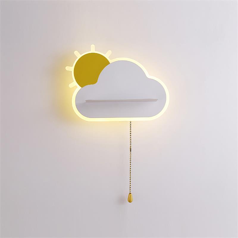 Dreamier Cloud Wall Lamp ? 10.4″ x H 5.9″ / Dia 26.5cm x H 15cm / White / Warm Light Wall lamp