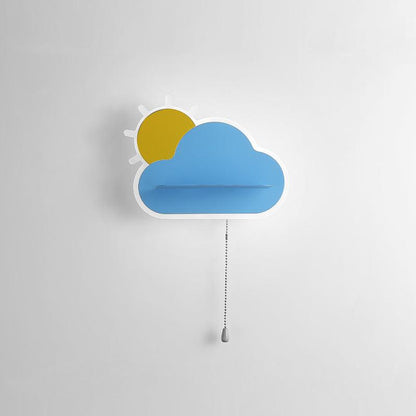 Dreamier Cloud Wall Lamp ? 10.4″ x H 5.9″ / Dia 26.5cm x H 15cm / Blue / Warm Light Wall lamp