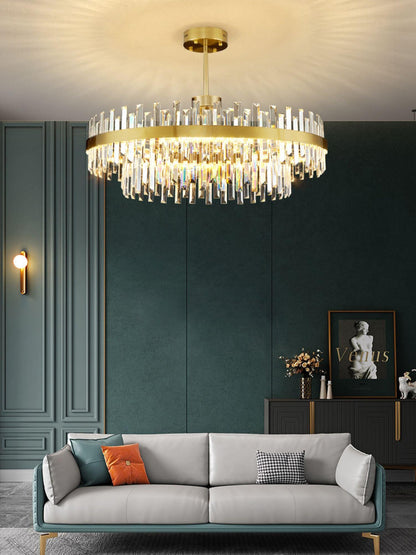 Drum Glass Chandelier Chandelier