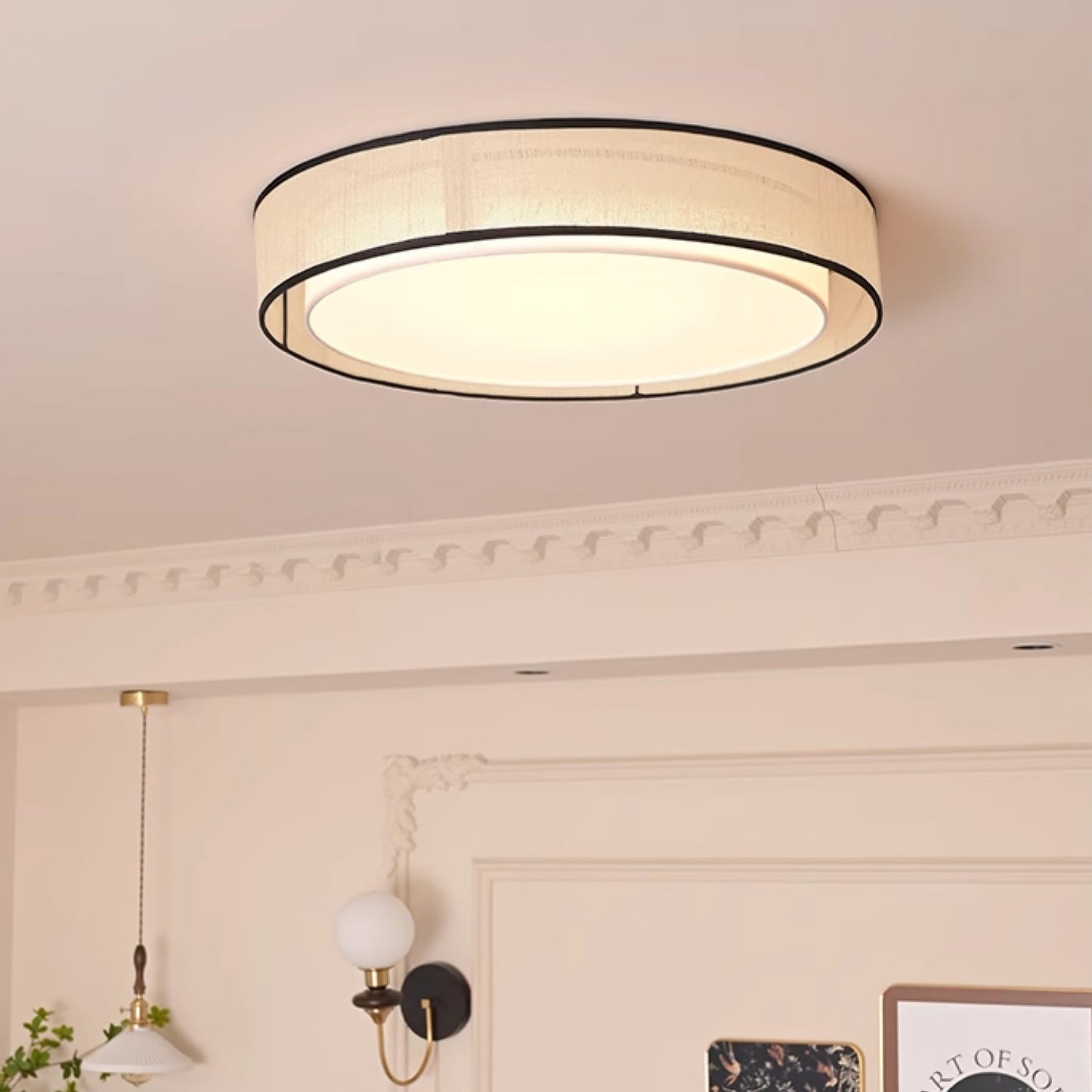 Drum Rould Ceiling Lamp Ceiling lamp