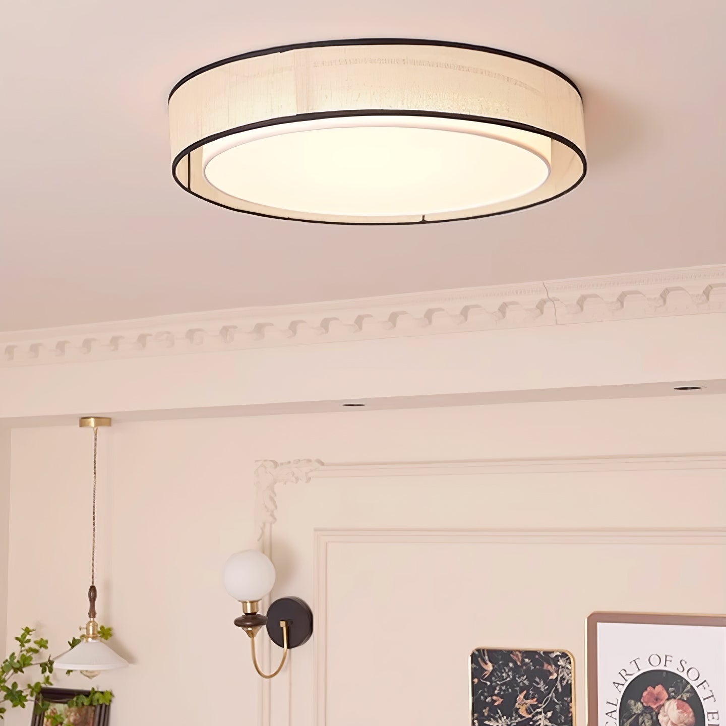 Drum Rould Ceiling Lamp Ceiling lamp