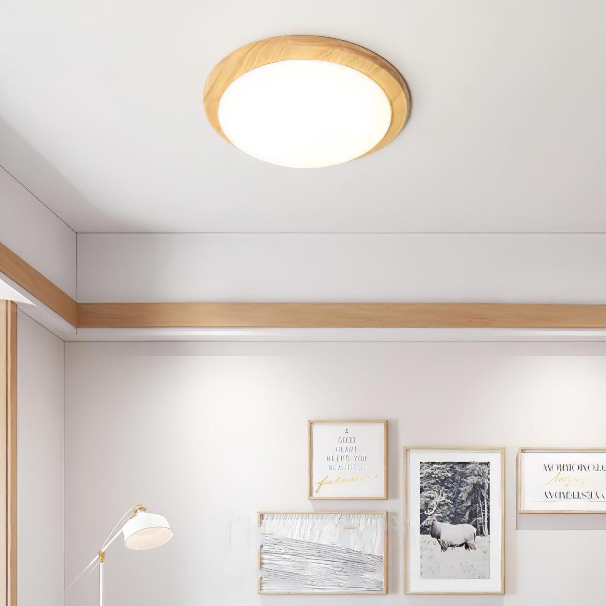 Drum Wood Ceiling Lamp Ceiling lamp