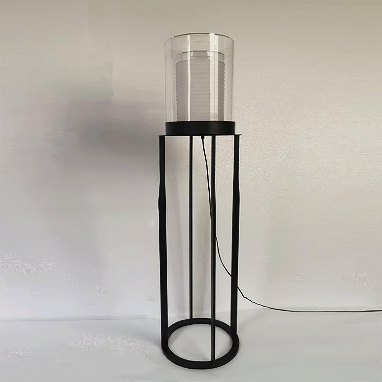Dual Cylinder Glass Floor Lamp Floor lamp