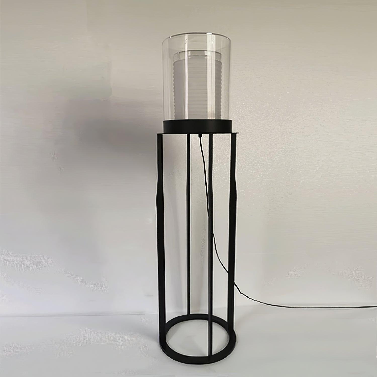 Dual Cylinder Glass Floor Lamp Floor lamp