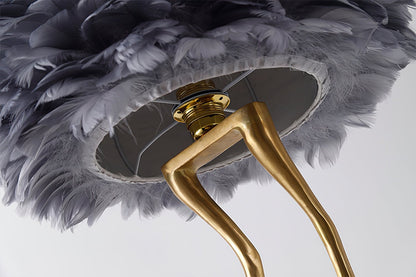 Duck Feet Feather Table Lamp Table lamp