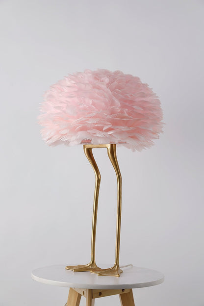 Duck Feet Feather Table Lamp Table lamp