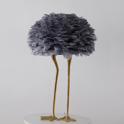 Duck Feet Feather Table Lamp Table lamp