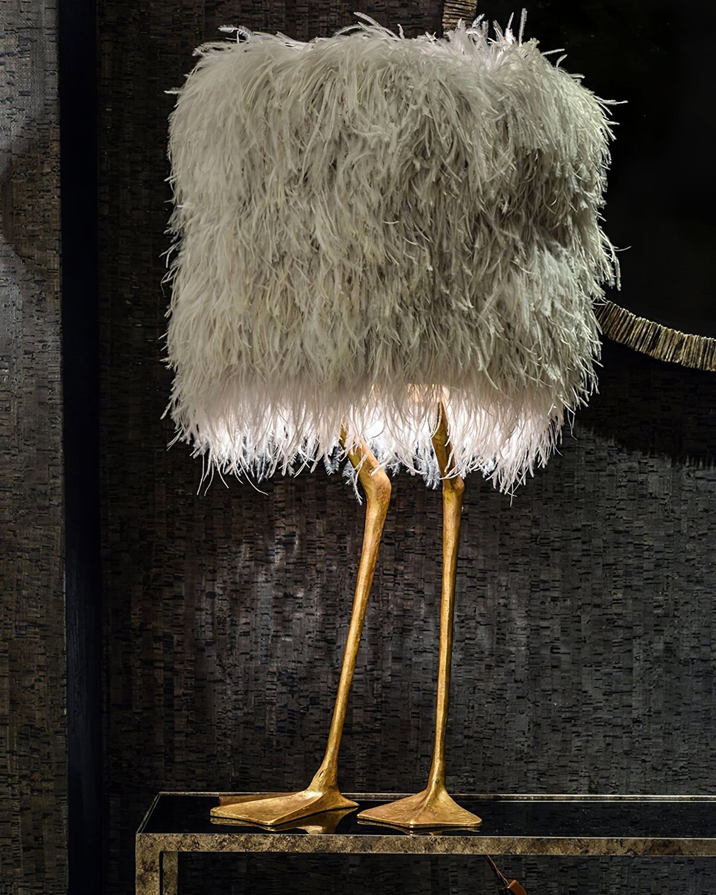 Duck Feet Feather Table Lamp Table lamp