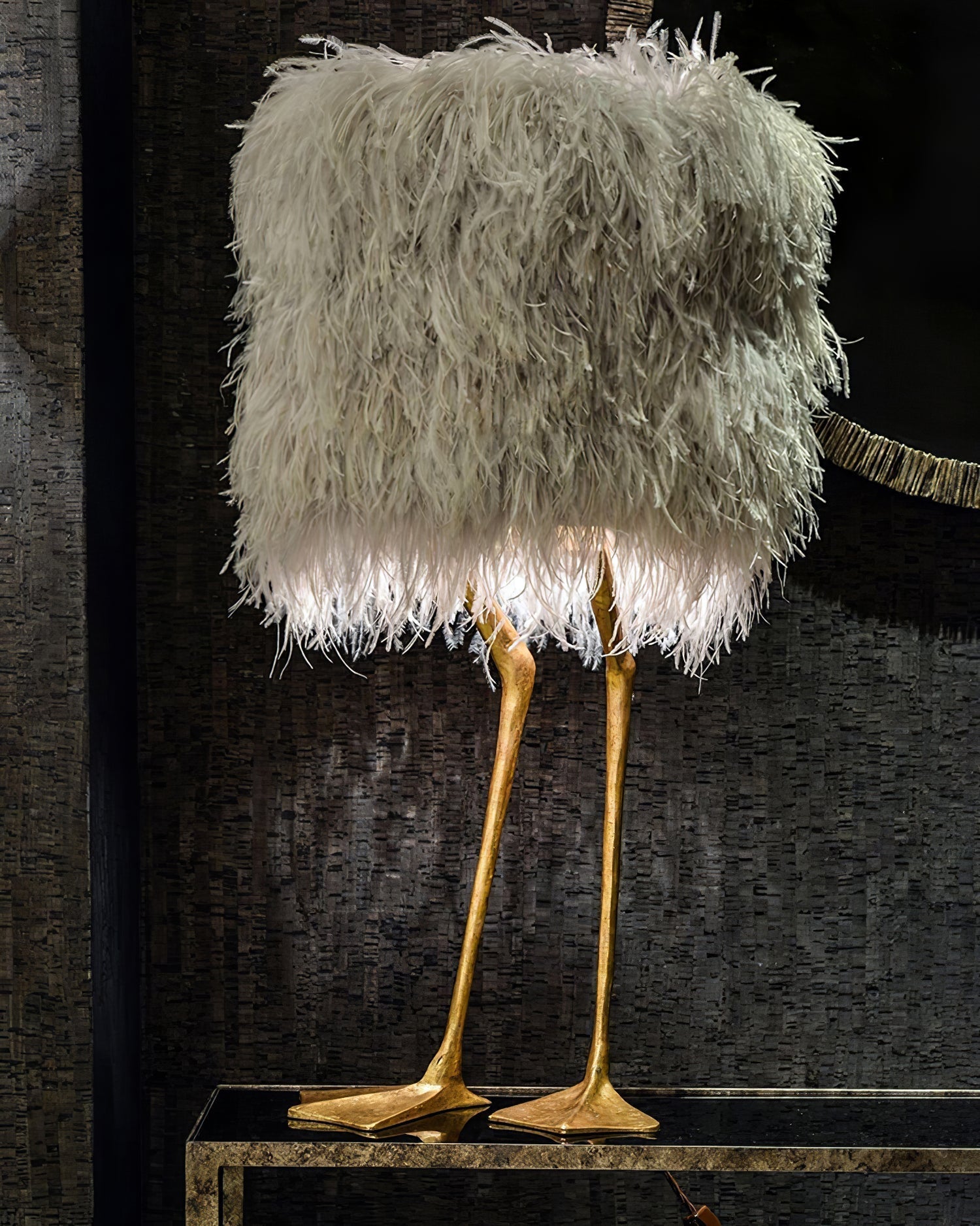 Duck Feet Feather Table Lamp Table lamp