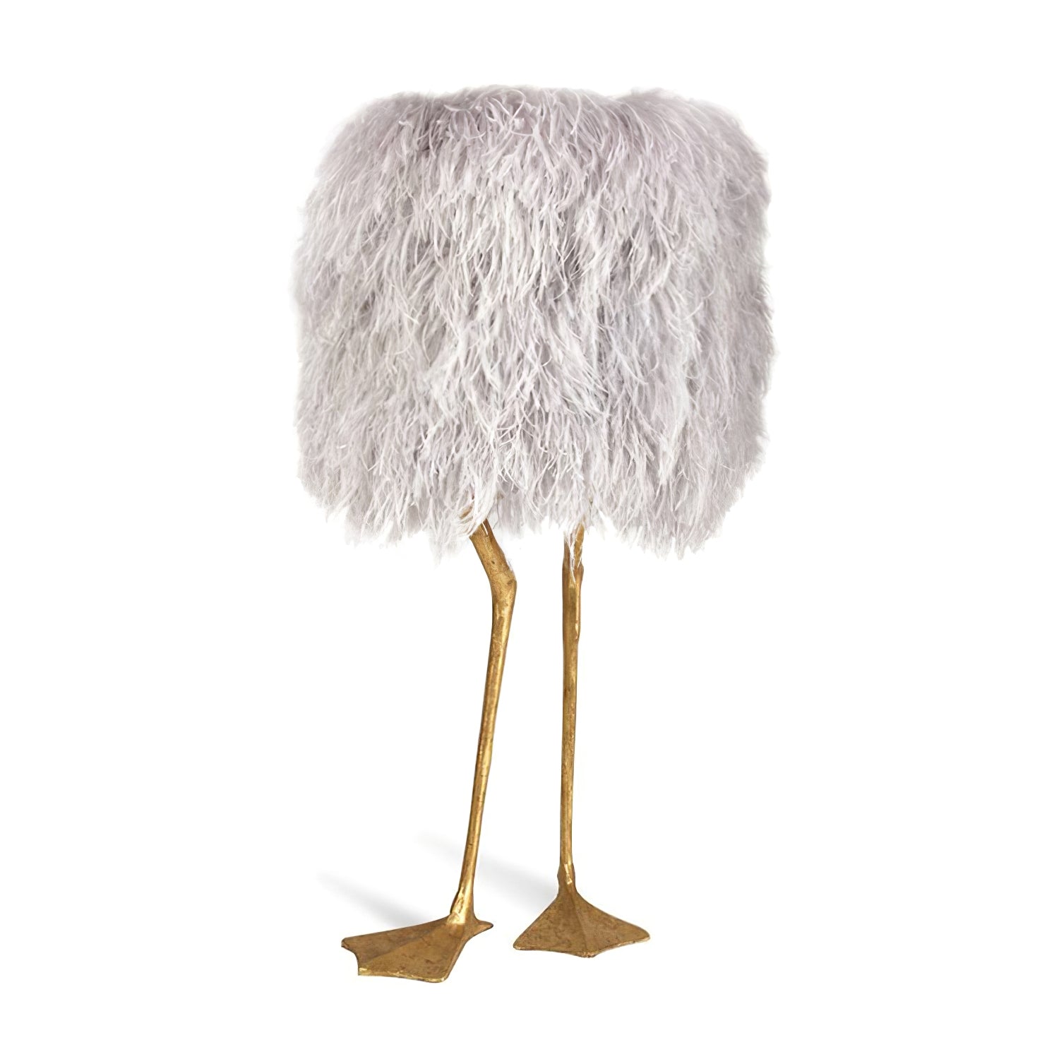 Duck Feet Feather Table Lamp White ? 14.2″ x H 27.6″ / Dia 36cm x H 70cm / US Plug Table lamp