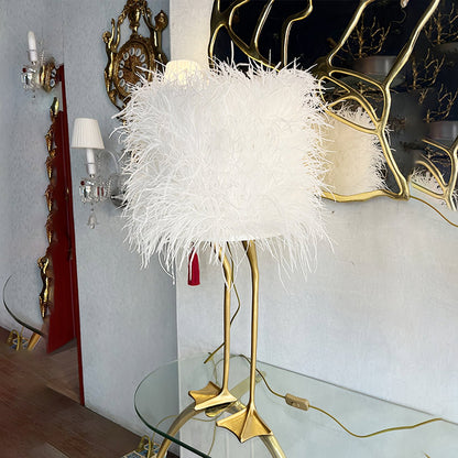 Duck Feet Feather Table Lamp Table lamp